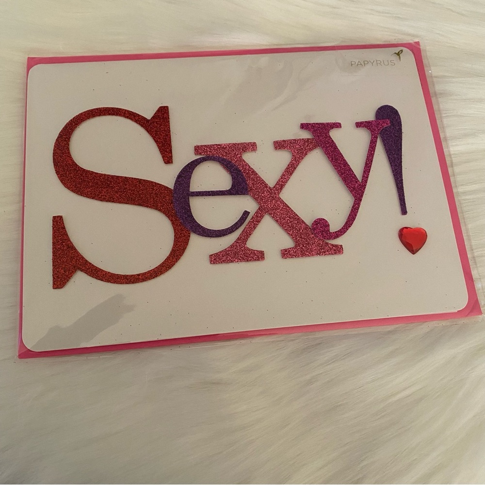 3/$15 NWT Sexy! “Enough said! Happy Valentine’s Day” Papyrus Valentine’s Card.